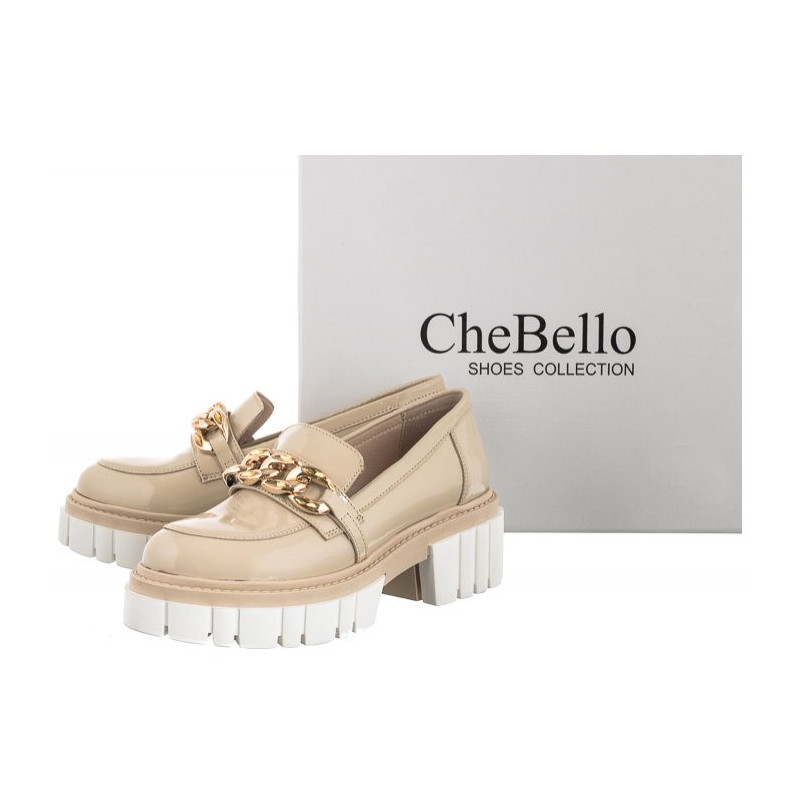 CheBello Beżowe 2789-286-000-PSK-S170 (CH90-a) shoes