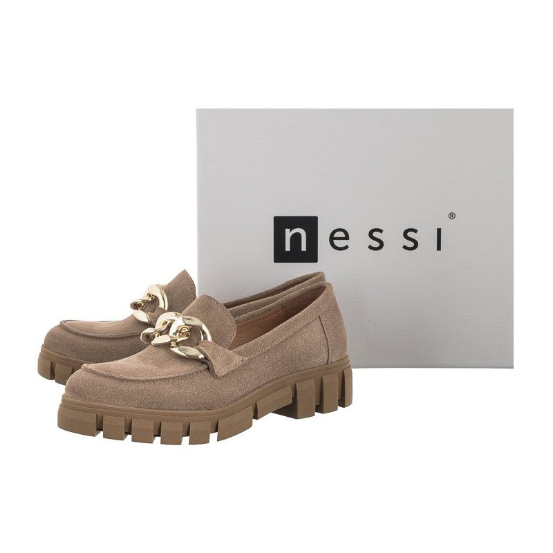 Nessi Beżowe 21085 W (NE247-d) shoes