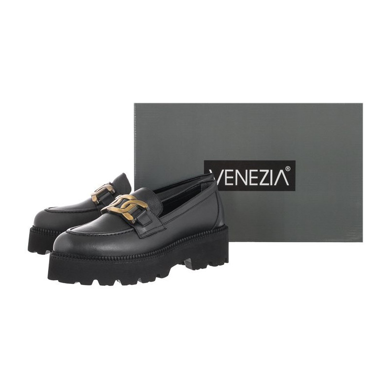 Venezia Czarne 4010704 BLACK (VE570-a) bateliai