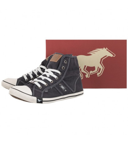 Mustang Czarne 1099-506-009 (MU223-f) shoes