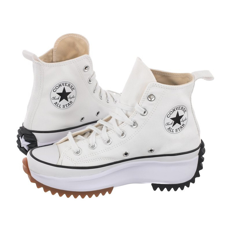 Converse Run Star Hike Hi White/Black/Gum 166799C (CO485-b) bateliai