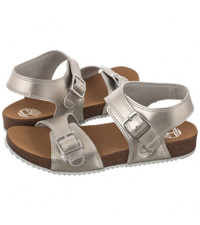 Timberland Castle Island Backstrap Silver Metallic 0A4341 040 (TI97-a) sandaalid