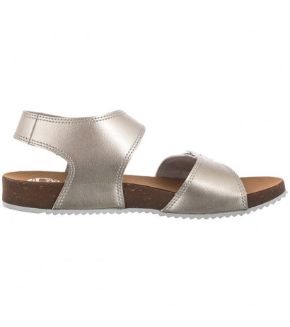 Timberland Castle Island Backstrap Silver Metallic 0A4341 040 (TI97-a) sandals