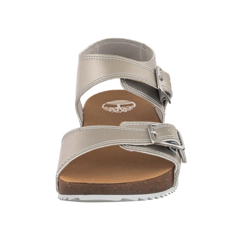 Timberland Castle Island Backstrap Silver Metallic 0A4341 040 (TI97-a) sandals