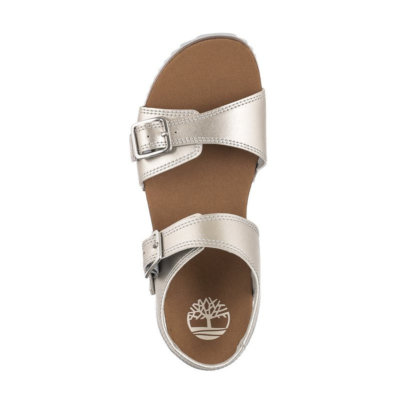 Timberland Castle Island Backstrap Silver Metallic 0A4341 040 (TI97-a) sandaalid