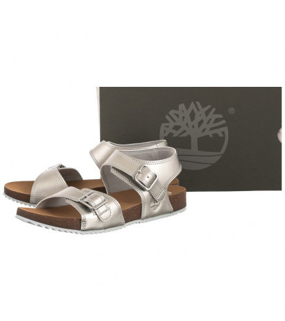 Timberland Castle Island Backstrap Silver Metallic 0A4341 040 (TI97-a) sandaalid