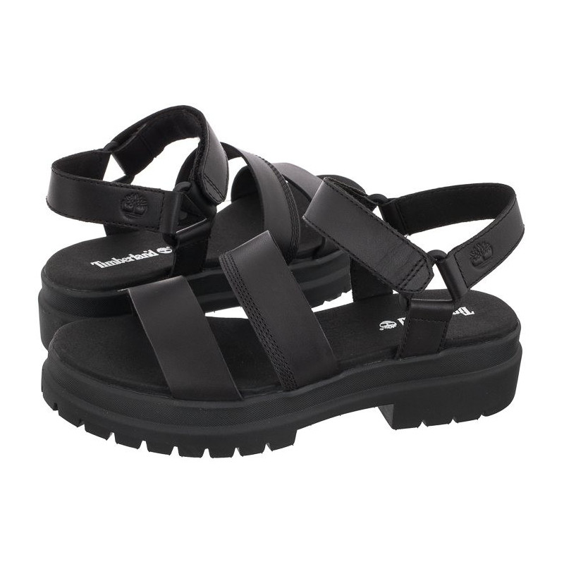 Timberland London Vibe Ankle Strap Sandal Black Full Grain 0A29MV 001 (TI102-a) sandaalid