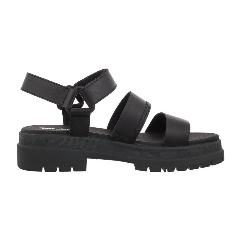 Timberland London Vibe Ankle Strap Sandal Black Full Grain 0A29MV 001 (TI102-a) sandals