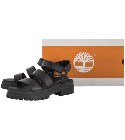 Timberland London Vibe Ankle Strap Sandal Black Full Grain 0A29MV 001 (TI102-a) sandales