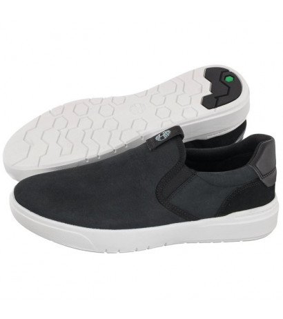 Timberland Seneca Bay Slip-On Black Nubuck 0A293A 015 (TI96-a) kingad