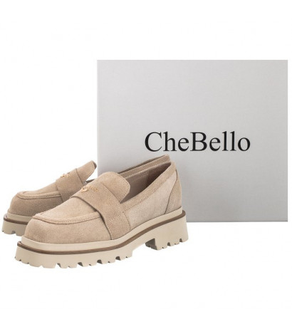 CheBello Beżowe 2867-084-000-PSK-S194 (CH98-a) shoes