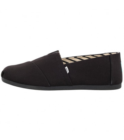 Toms Alpargata Black/Black Recycled Cotton Canvas 10017670 (TS19-b) čības