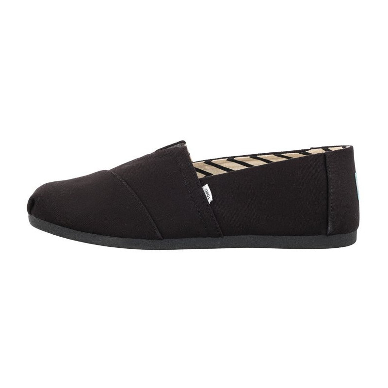 Toms Alpargata Black/Black Recycled Cotton Canvas 10017670 (TS19-b) čības