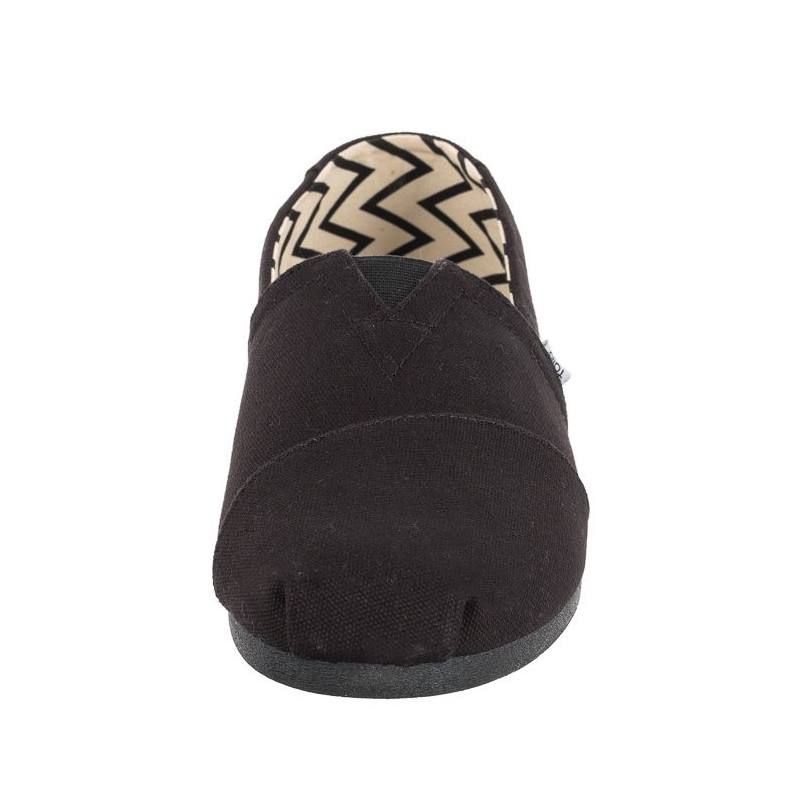 Toms Alpargata Black/Black Recycled Cotton Canvas 10017670 (TS19-b) čības