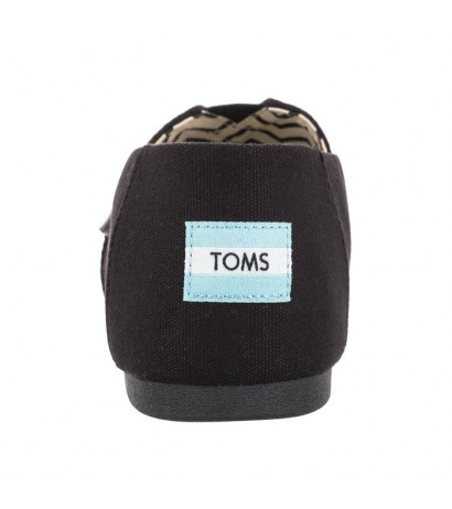 Toms Alpargata Black/Black Recycled Cotton Canvas 10017670 (TS19-b) čības