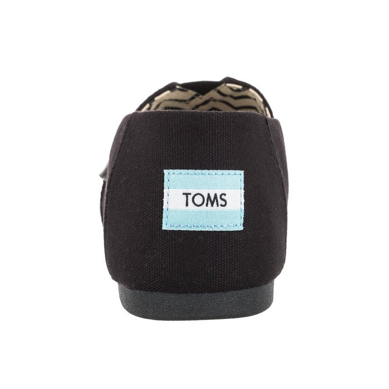 Toms Alpargata Black/Black Recycled Cotton Canvas 10017670 (TS19-b) čības