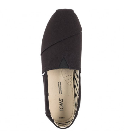 Toms Alpargata Black/Black Recycled Cotton Canvas 10017670 (TS19-b) čības