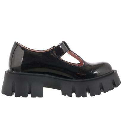 Altercore Jane Vegan Black Patent (AL88-b) kurpes