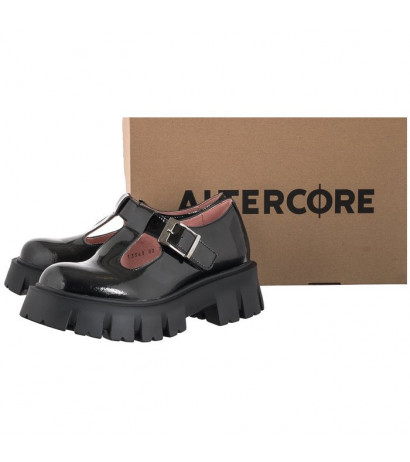 Altercore Jane Vegan Black Patent (AL88-b) kurpes