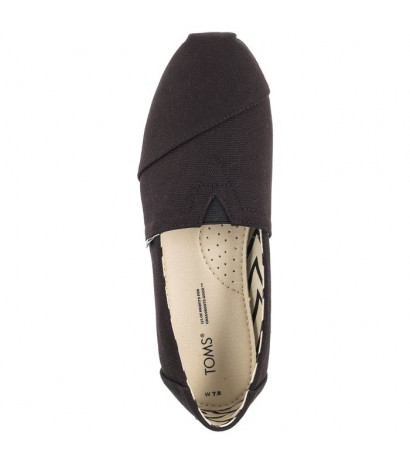 Toms Alpargata Black/Black Recycled Cotton Canvas 10017716 (TS21-a) sportiniai bateliai