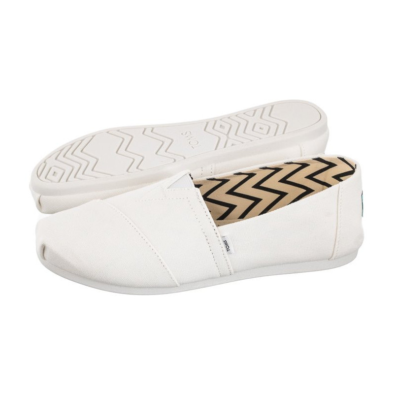 Toms Alpargata White Recycled Cotton Canvas 10017739 (TS21-b) sportiniai bateliai