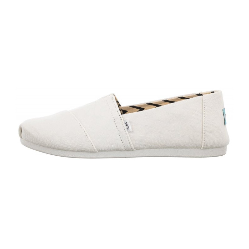 Toms Alpargata White Recycled Cotton Canvas 10017739 (TS21-b) kurpes