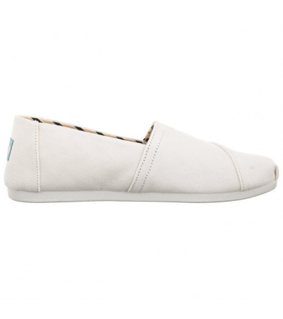 Toms Alpargata White Recycled Cotton Canvas 10017739 (TS21-b) kurpes