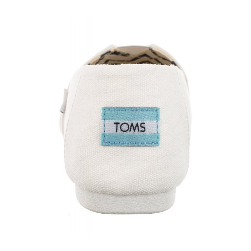 Toms Alpargata White Recycled Cotton Canvas 10017739 (TS21-b) kurpes