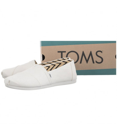 Toms Alpargata White Recycled Cotton Canvas 10017739 (TS21-b) kurpes