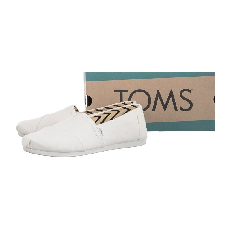 Toms Alpargata White Recycled Cotton Canvas 10017739 (TS21-b) kurpes