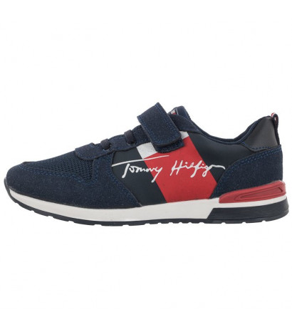 Tommy Hilfiger Low Cut Lace-Up Velcro Sneaker Blue T1B4-32234-1040 800 (TH435-a) spordijalatsid