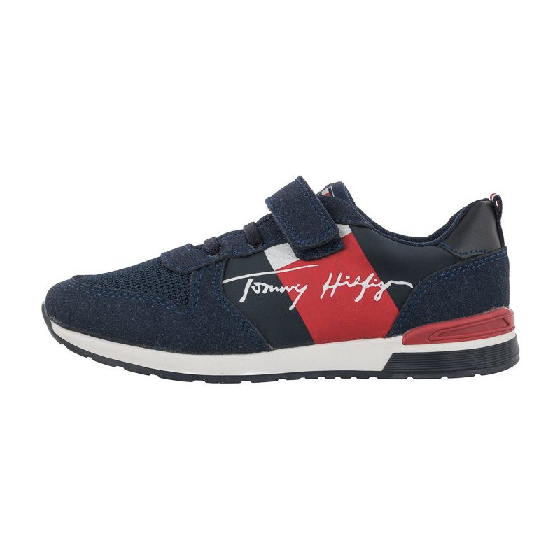 Tommy Hilfiger Low Cut Lace-Up Velcro Sneaker Blue T1B4-32234-1040 800 (TH435-a) spordijalatsid