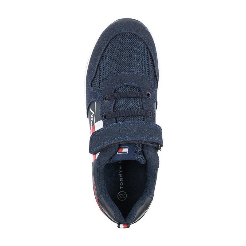 Tommy Hilfiger Low Cut Lace-Up Velcro Sneaker Blue T1B4-32234-1040 800 (TH435-a) sports shoes