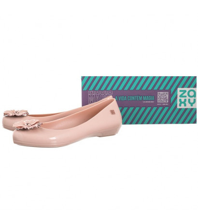 Zaxy Pop Pretty Fem 83103/53873 Beżowe (ZA137-a) ballerinas