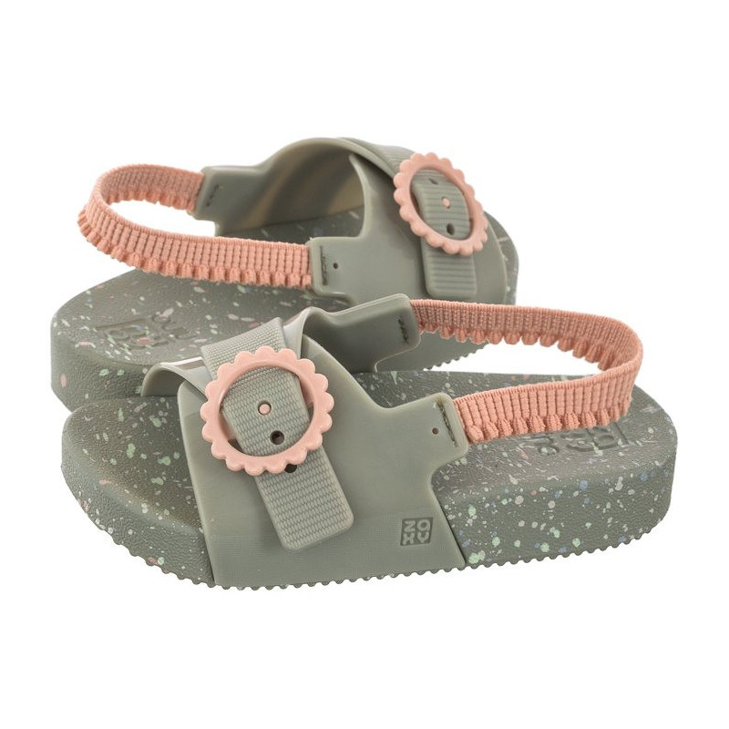 Zaxy Nina Flor Slide Baby 18430/91176 Zielone (ZA138-a) sandals