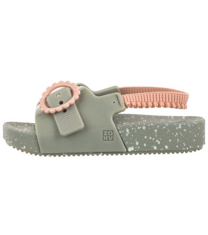 Zaxy Nina Flor Slide Baby 18430/91176 Zielone (ZA138-a) sandalai