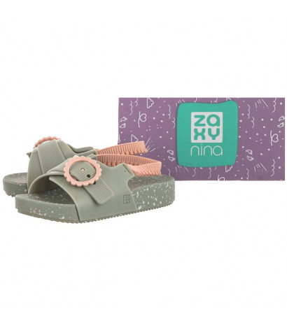 Zaxy Nina Flor Slide Baby 18430/91176 Zielone (ZA138-a) sandals