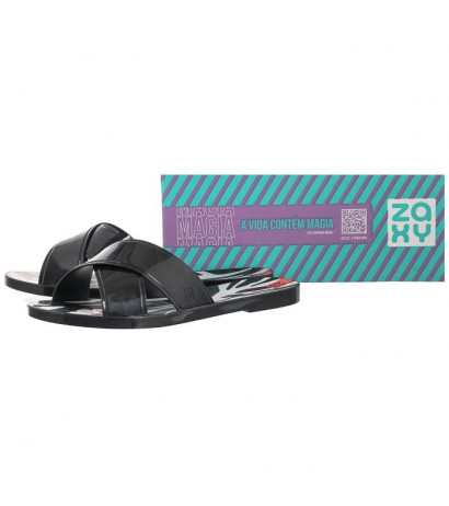 Zaxy Unica Slide AD 18405/91288 Czarne (ZA141-b) Sieviešu apavi/Flip Flops