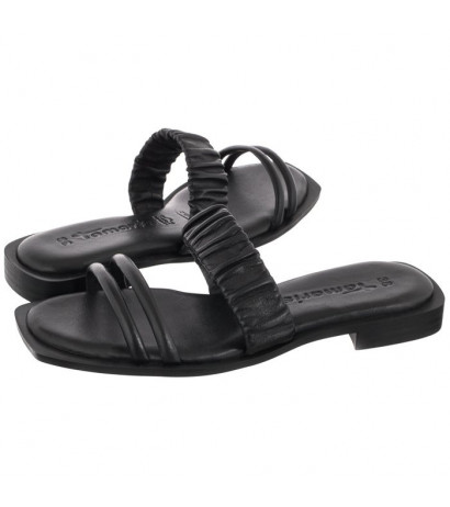 Tamaris Czarne 1-27110-28 001 Black (TM383-a) Sieviešu apavi/Flip Flops