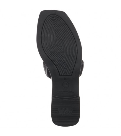 Tamaris Czarne 1-27110-28 001 Black (TM383-a) Sieviešu apavi/Flip Flops