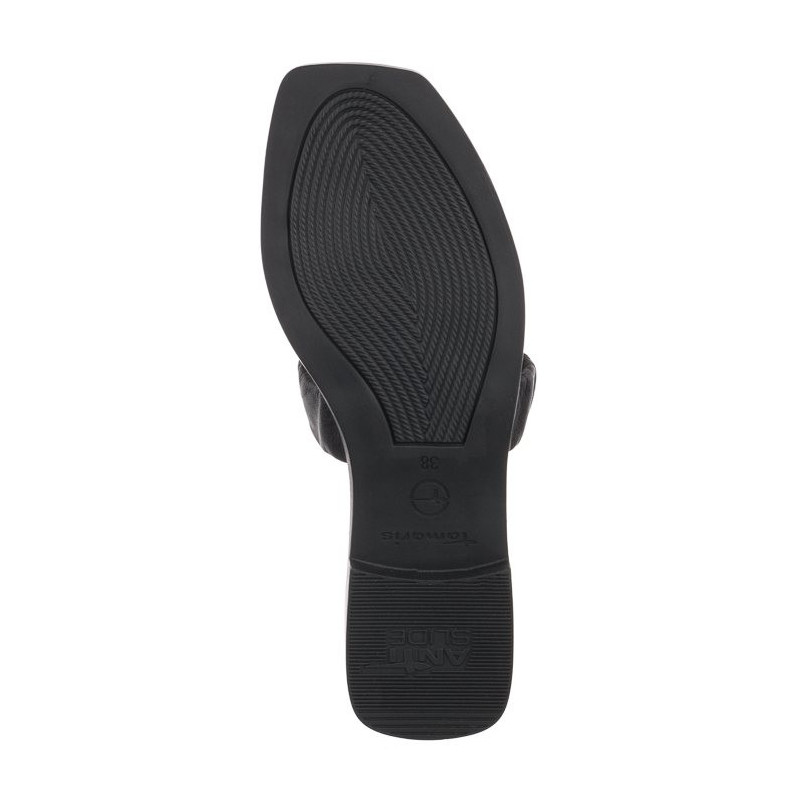 Tamaris Czarne 1-27110-28 001 Black (TM383-a) Sieviešu apavi/Flip Flops