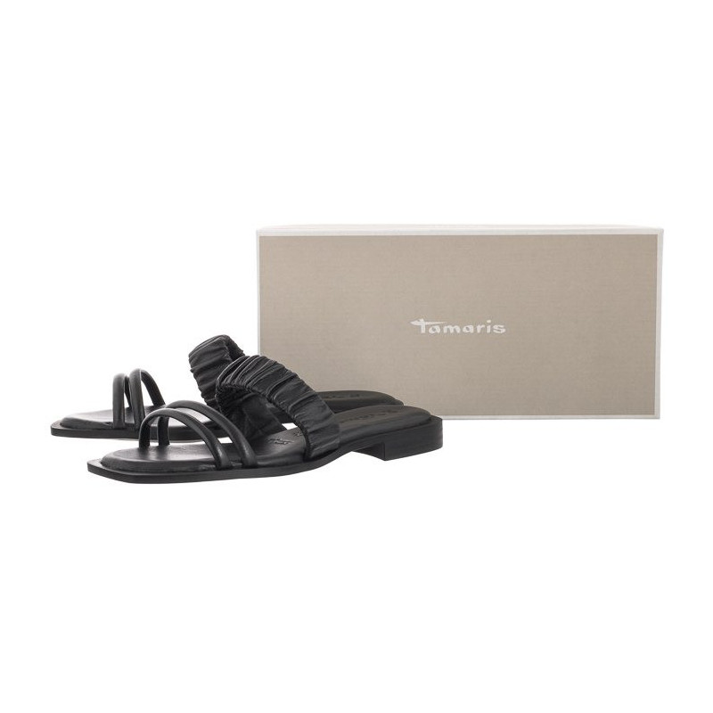 Tamaris Czarne 1-27110-28 001 Black (TM383-a) Sieviešu apavi/Flip Flops