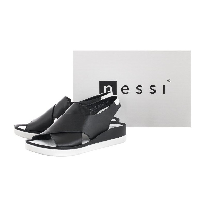 Nessi Czarne 20730 (NE281-b) shoes