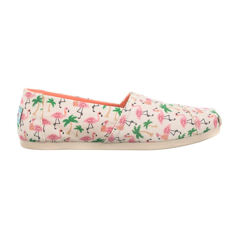 Toms Alpargata Natural Hawaiian Flamingos Print 10017798 (TS27-a) sneakers