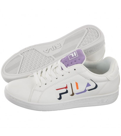 Fila Crosscourt 2 NT Logo Low Wmn White-Purple Rose FFW0021.13065 (FI83-a) sports Shoes