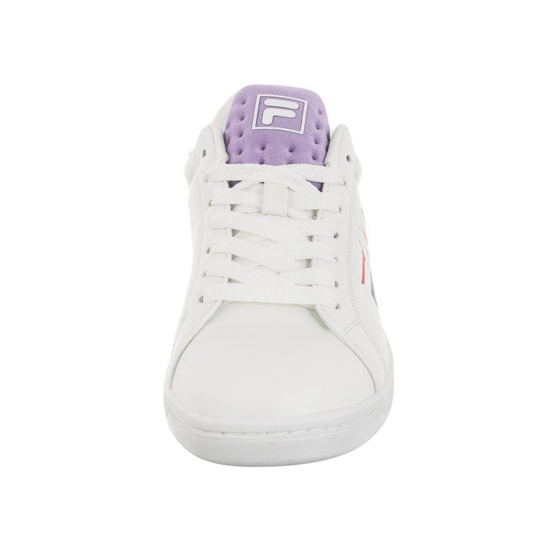 Fila Crosscourt 2 NT Logo Low Wmn White-Purple Rose FFW0021.13065 (FI83-a) sportiniai bateliai