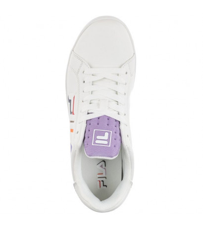 Fila Crosscourt 2 NT Logo Low Wmn White-Purple Rose FFW0021.13065 (FI83-a) sportiniai bateliai