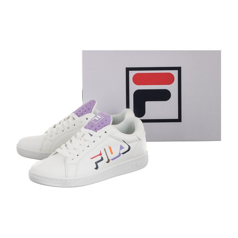 Fila Crosscourt 2 NT Logo Low Wmn White-Purple Rose FFW0021.13065 (FI83-a) spordijalatsid