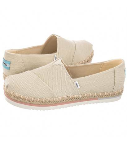 Toms Alpargata Platform Rope Natural Heavy Twill 10017830 (TS26-a) kingad