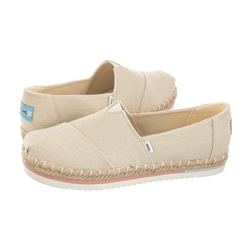 Toms Alpargata Platform Rope Natural Heavy Twill 10017830 (TS26-a) sportiniai bateliai